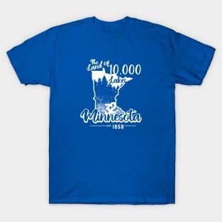 Minnesota The Land of 10,000 Lakes T-Shirt